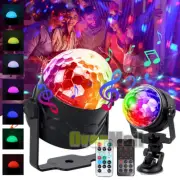 NEW Magic Ball LED Stage Light Club RGB Rotating Disco Party DJ Decor w/ Remote