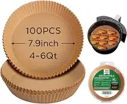 Air Fryer Liners for Ninja Air Fryer, 100 Pcs Disposable AirFryer Liners Parchment Paper Sheets Air Fryer Accessories Compatible with Ninja AF101 Air Fryer, Ninja AF150Air Fryer XL and Ninja AF161 Max