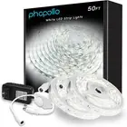 White LED Strip Lights, 50Ft (2 Rolls of 25Ft) Dimmable 6500K Daylight White Led