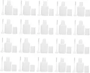 MERRYHAPY Nail Polish Dispenser Bottles 10ml Leakproof Bottles for Gel Polish Top Coat