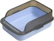Kitty Litter Box - Open Deatter Box | Open Top Pet Pan | Cream Cat Control Hygienic Leak Proof, Leak Proof, Cream Cat Hygienic Control Leak Proof, Leak Proof