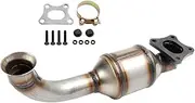 Merautop SJ Catalytic Converter Soot Particulate Filter Petrol and Parts Petrol Catalytic Converter Installation Kit Replacement for C1 C3 C4 DS3 108 208 301 2008 1.2 VTi Car Accessories Part #