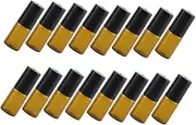 Baluue 20pcs Roller Bottle Refillable Essential Oil Roller Mini Perfume Bottle Perfume Scent Stainless Steel