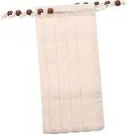SOLUSTRE 5pcs Drawstring Cutlery Storage Bags Portable Utensil Pouches for Chopsticks Spoons and Straws for Travel Camping and Restaurants