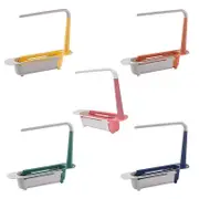 Telescopic Sink Rack Holder Expandable Storage Drain Basket Home Kitchen Tools