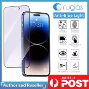 Screen Protector Nuglas Anti Blue Tempered Glass For iPhone 15 14 13 12 11ProMax