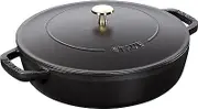 Staub 40511 472/0 with Chistera 28 cm Cast Iron Black