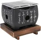 Mini BBQ Grill Japanese Style, Portable Barbecue Stove, BBQ Grill Food Charcoal
