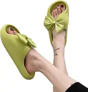 Pillow Slippers, Open Toe Unisex House Slippers Bathroom Shower Massage Foam EVA Super Soft Non-Slip Quick Dry Thick Sole Sandals