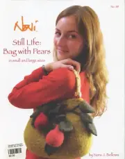 Noni Knitting Pattern 119 Still Life: Bag with Pears, Sm & Lg Sizes Pattern Only
