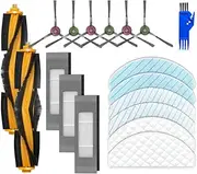 Accessory Set Replacement Parts Compatible with Ecovacs Deebot T8 T8 AIVI N8+ N8 Pro T9 T9MAX T9 Power 2 x Main Brush 6 x Side Brush 3 x Hepa Filter 2 x Microfibre Cloth 2 x Disposable Cloth 1 x Tool