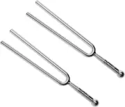 2PCS A440Hz Tuning Fork Stainless Steel Music Tuning Fork Standard Tuning Fork w