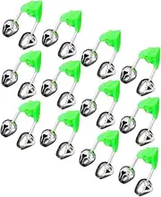 BESPORTBLE 30Pcs Fishing Alarm Bells Dual Alert Fishing Rod Alarms Loud Sensitive Easy to Use Compact Design for Convenient Carrying and Storage