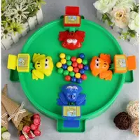 在飛比找松果購物優惠-青蛙撲球4人遊戲盤 親子遊戲 團體遊戲 桌上遊戲 兒童玩具 