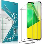 [Slanku] [3 Pack] Screen Protector for Samsung Galaxy A35 5G, 9H Hardness Tempered Glass, Case Friendly, NO Bubbles, Easy Install, Anti Scratch