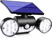 Luces Solares de Seguridad Para Exterior 30 LED Focos Luz Solar Impermeable NEW