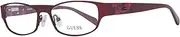 [GUESS] Women's Brille Gu2412 O92 52 Optical Frames, Red (Rot), 52.0, Red (Rot), 52.0