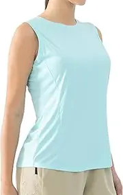 [Cosmolle] Workout Tank Tops for Women Lightweight Loose Fit Sleeveless Tops Stretch Cool Running Tank Tops Quick Dry