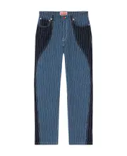 Kenzo Loose Patchwork Jeans US32 Blue