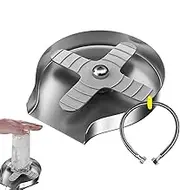 TQEBWUS Bottle Washer for Sink,High-Pressure Glass Rinser - Stainless Steel Glass Rinser for Kitchen Sinks, Metal Cup Washer, Kitchen Sink Cup Rinser