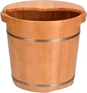 Foot Bath Bucket Wooden Barrel Foot Spa Foot Soaking Tub Wood Foot Soaking Barrel Bucket Foot Wash Basin for Foot Bath Foot Bath Bowl