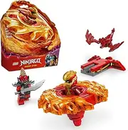 LEGO NINJAGO Kai’s Dragon Spinjitzu Spinner Ninja Toy for 6+ Year Old Boys & Girls, Dragons Rising Building Construction Set with 2 Minifigures, Kids Toy for Creative Role Play 71823