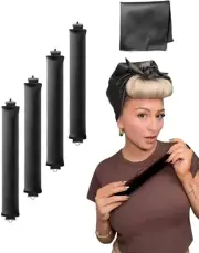 Heatless Hair Curler to Sleep Heatless Curls Overnight Blowout Rods Headband No