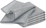 5 Pcs Multifunctional Non-Scratch Wire Dish Cloth Mesh Knit Cleaning Cloth