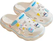 [Many Rainbows] Cinnamoroll Clogs Slip on Water Shoes Casual Summer for Adults
