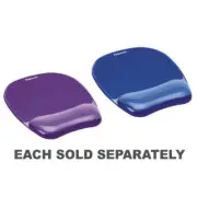 Fellowes Crystal Gel Mouse Pad And Wrist Rest Non Skid Backing Stain Resistant