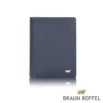 【BRAUN BUFFEL 德國小金牛】台灣總代理 HOMME-M 9卡直立中夾-深藍色(BF306-359-MAR)