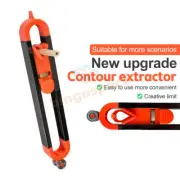 Profile Scribing Ruler Contour Gauge W/ Lock Adjustable Locking Woodworking Tool