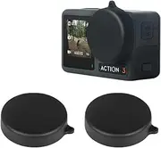 【2 Pack】 T Tersely Silicone Protective Lens Cover for Osmo Action 5 Pro/Osmo Action 4/ Osmo Action 3/ DJI Osmo Action Scratch Proof, Fall Resistant, Dust Resistant