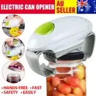 Adjustable One Touch Automatic Can Opener Electric Tin Jar Lid Kitchen Tool Home