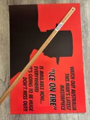 VINTAGE POSTER: ELTON JOHN Ice On Fire Store Promo (1985) 755x510