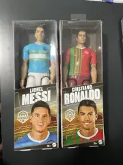2016 Mattel FC Elite Doll MESSI & RONALDO RARE