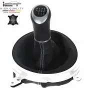 ICT gear shift knob boot for Mazda Miata MX-5 NC leather stitch silver B61