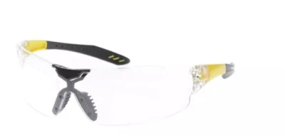 OnGuard Safety Eyewear J-72 Black Yellow Non-RX 0-Power Adult Glasses Goggles
