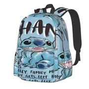a319 Cartoon Stitch Backpack Large Capacity Lightweight Travel Unisex Waterproof Backpacks For Men Women Gne319