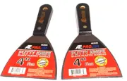 4" SCRAPER TWO 2 EACH NEW PUTTY KNIFE