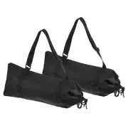 17.72"x7.09" Tripod Carrying Case, 2Pcs Nylon Padded Tripod Bag, Black