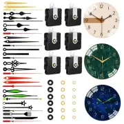6 PCS High Torque Quartz Clock Movement Mechanism Replacement Clock Kit with ...