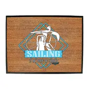 Ob Drug Of Choice Sailing - Funny Novelty Doormat Man Cave Floor mat