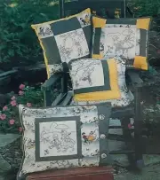 Penny Block Pillows & Quilt Designs Pattern by Marge Wooters Indygo Junction