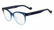 NEW Liu Jo LJ 2656 405 Denim Gradient Eyeglasses 53mm with LJ Case