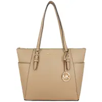 在飛比找momo購物網優惠-【Michael Kors】CHARLOTTE系列 防刮牛皮