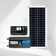 6000W-Complete Solar Panel Kit Solar Power Generator 100A Home 110V/220V Systiq