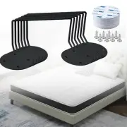 6 Pack Mattress Retainer Bar Keep Mattress Stopper from Sliding Non Slip Matt...