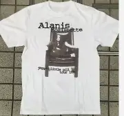 Alanis Morissette Jagged Little Pill Tour Cotton White All Size Shirt