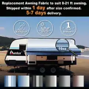 Caravan Roll Out Awning PVC Vinyl Fabric for Dometic&Carefree 13' Trailer Awning